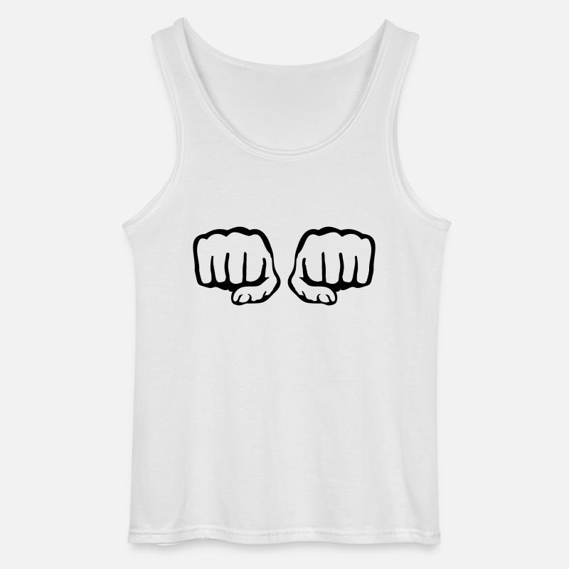 fauste_qa1 - Gildan Männer Tank Top - Weiß