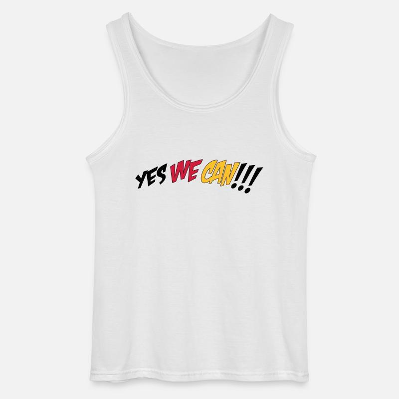 Fußball EM - Gildan Männer Tank Top - Weiß