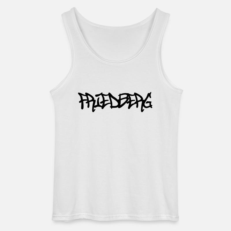 Friedberg Graffiti - Gildan Männer Tank Top - Weiß