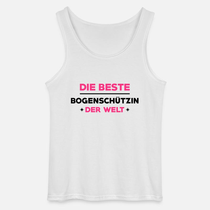 Bogenschießen Bogenschütze Bogenschiessen Bogen - Gildan Männer Tank Top - Weiß
