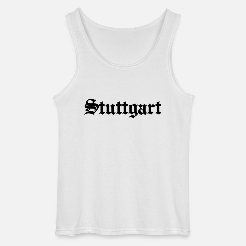 Stuttgart - Gildan Männer Tank Top - Weiß
