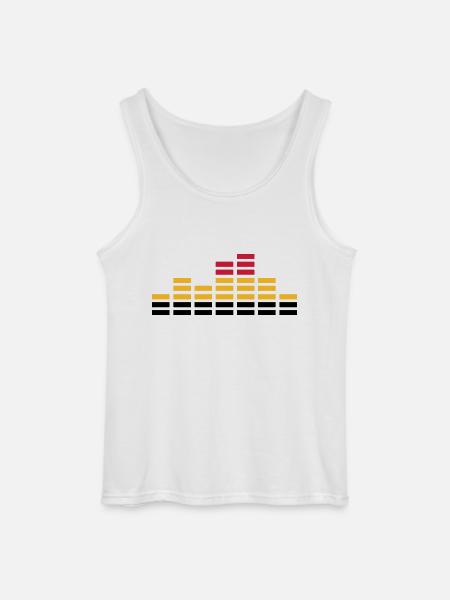 audio - Gildan Männer Tank Top - Weiß