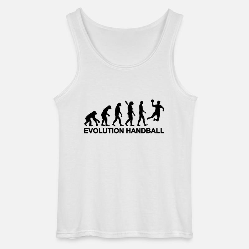Evolution Handball - Gildan Männer Tank Top - Weiß