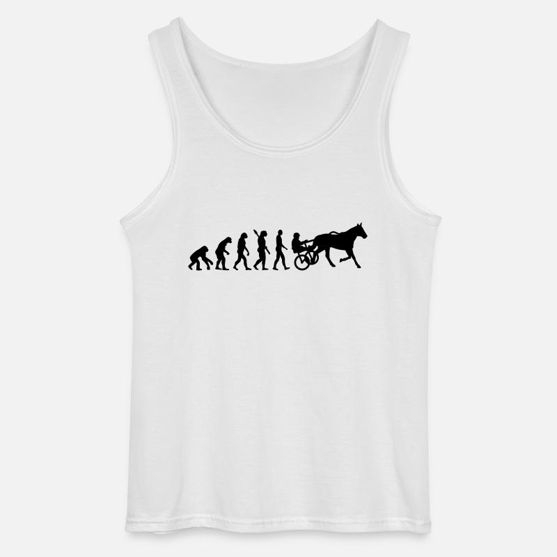 Evolution harness trotting race - Gildan Men’s Tank Top - white