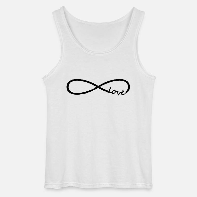 Unendlichkeit - Gildan Männer Tank Top - Weiß