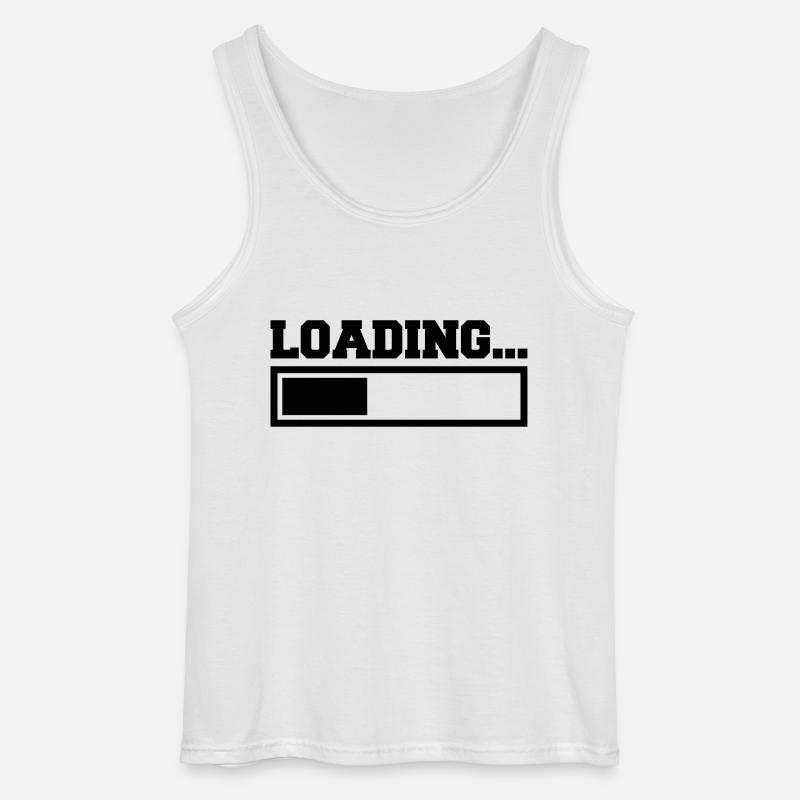Loading - Gildan Männer Tank Top - Weiß