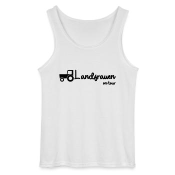 Landfrauen on tour - Gildan Männer Tank Top - Weiß - Vorne - AI Model Male 185 dark (185cm)