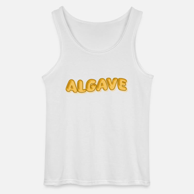 Algave - Gildan Männer Tank Top - Weiß