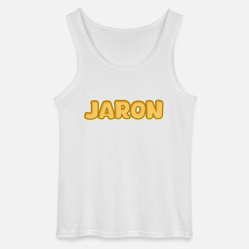 Jaron - Gildan Männer Tank Top - Weiß