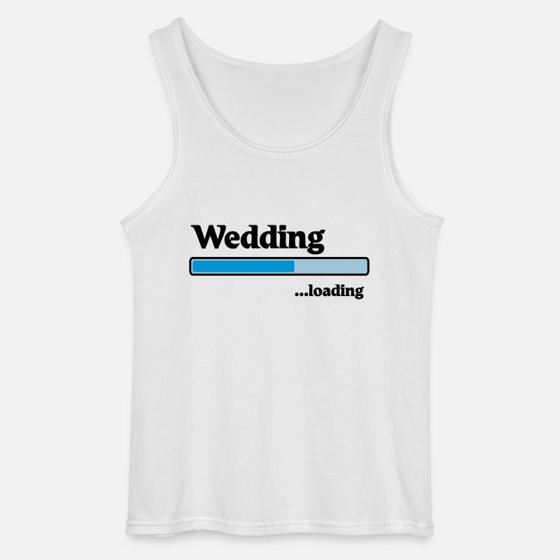 Wedding loading - Gildan Männer Tank Top - Weiß