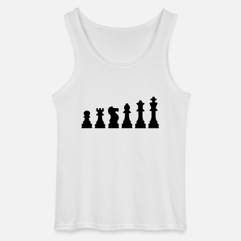 Chess - Gildan Men’s Tank Top - white