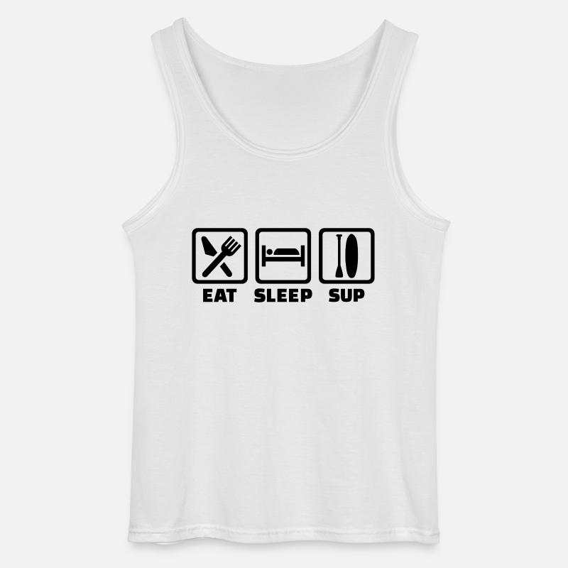SUP - Gildan Männer Tank Top - Weiß
