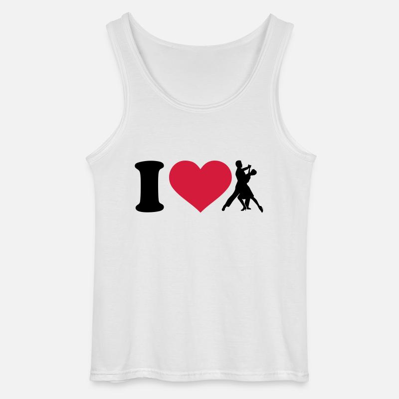 Tanzen - Gildan Männer Tank Top - Weiß
