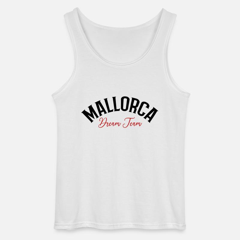 Mallorca Dream Team - Gildan Männer Tank Top - Weiß