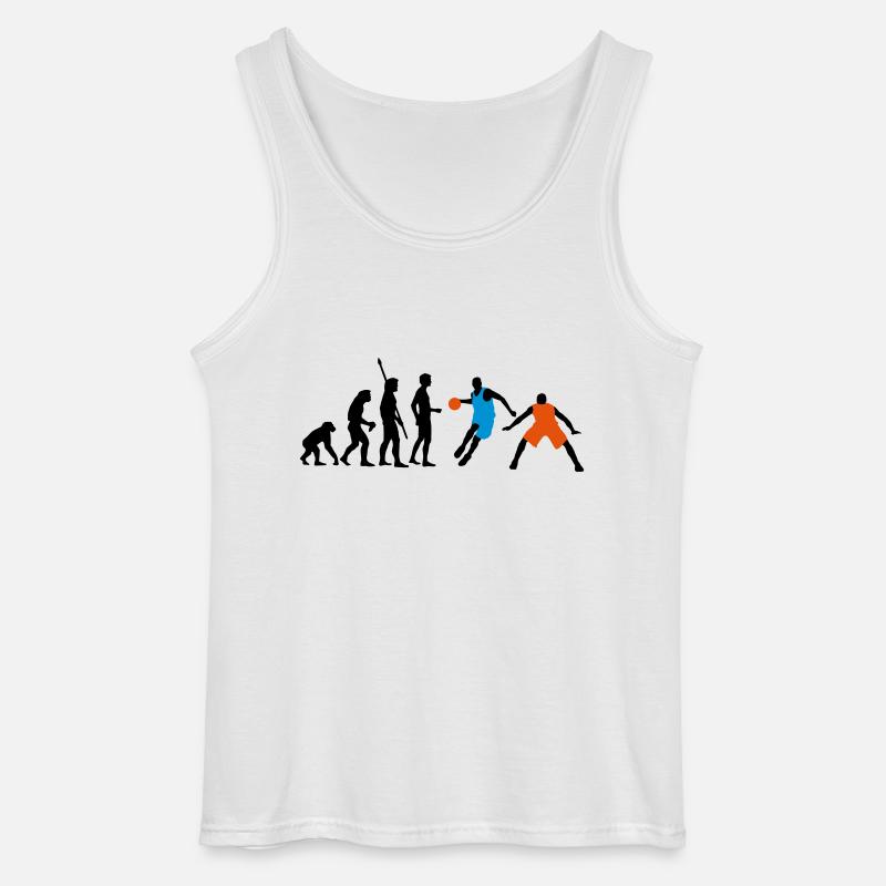 evolution_basketball_072011_h_3c - Gildan Männer Tank Top - Weiß