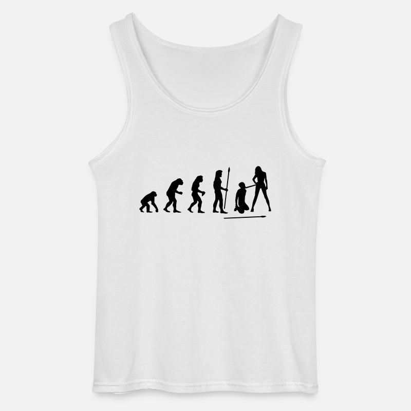 evolution_wedding1 - Gildan Men’s Tank Top - white
