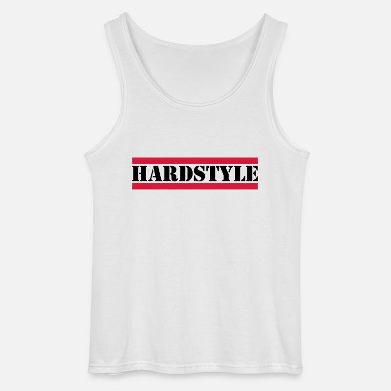 Hardstyle - Gildan Männer Tank Top - Weiß