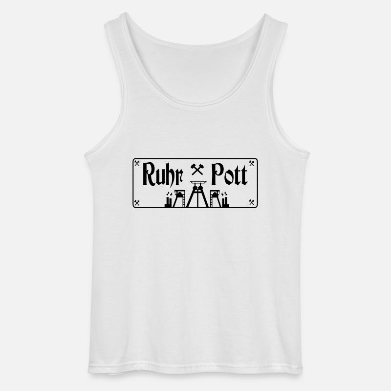 Ruhrpott - Gildan Männer Tank Top - Weiß