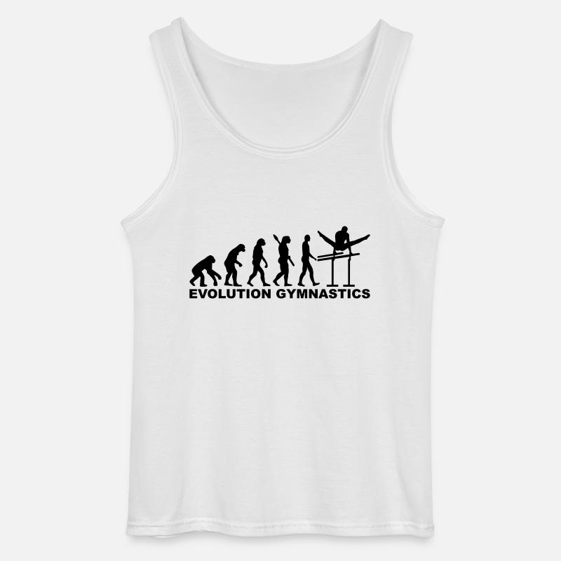 Evolution Gymnastics - Gildan Men’s Tank Top - white