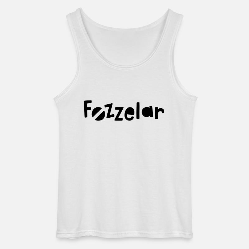 Føzzelar - Gildan Männer Tank Top - Weiß