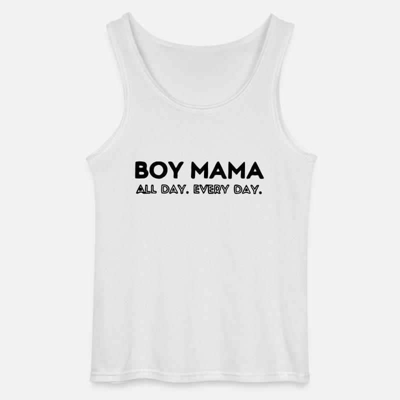 Junge Mama - Gildan Männer Tank Top - Weiß