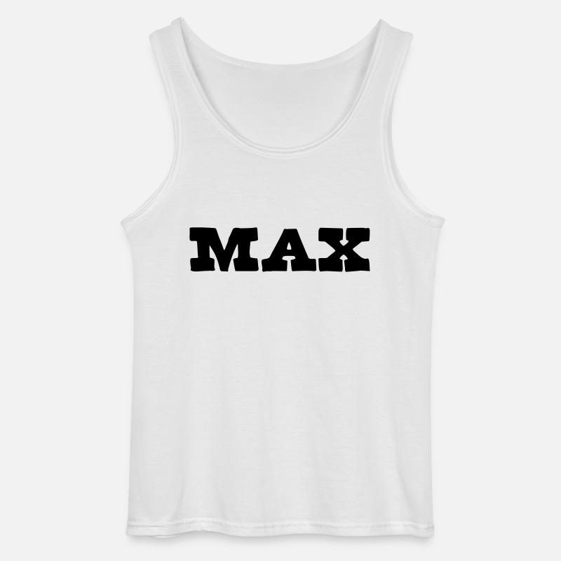 Max Vorname Geschenk - Gildan Männer Tank Top - Weiß
