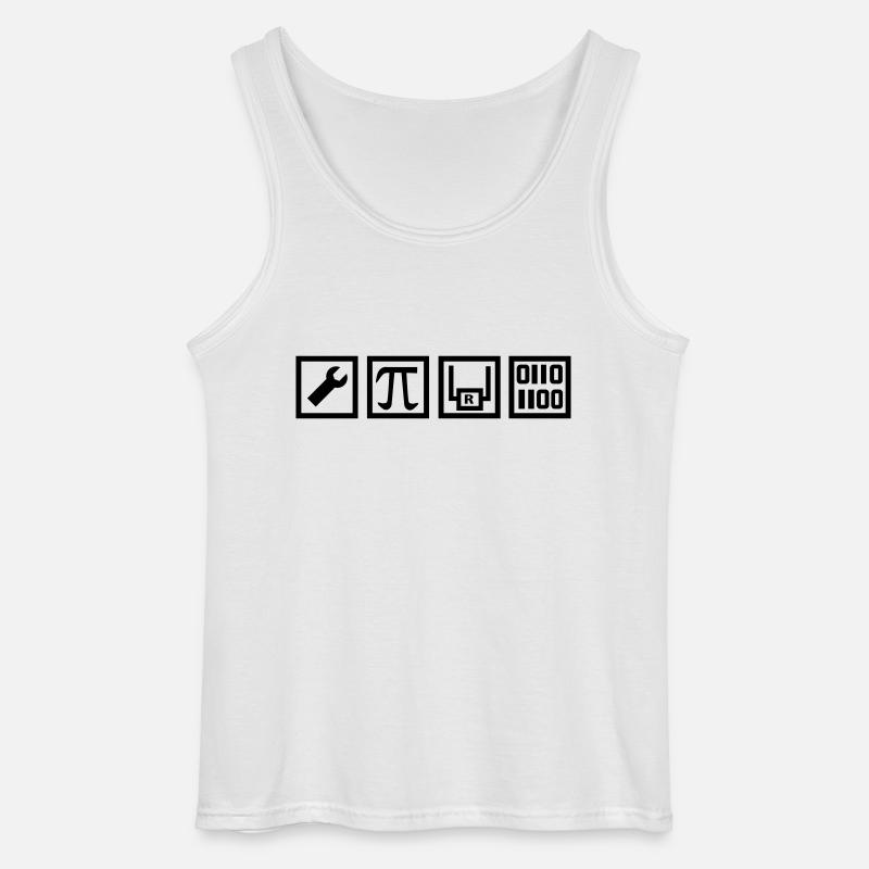 Techniker - Gildan Männer Tank Top - Weiß