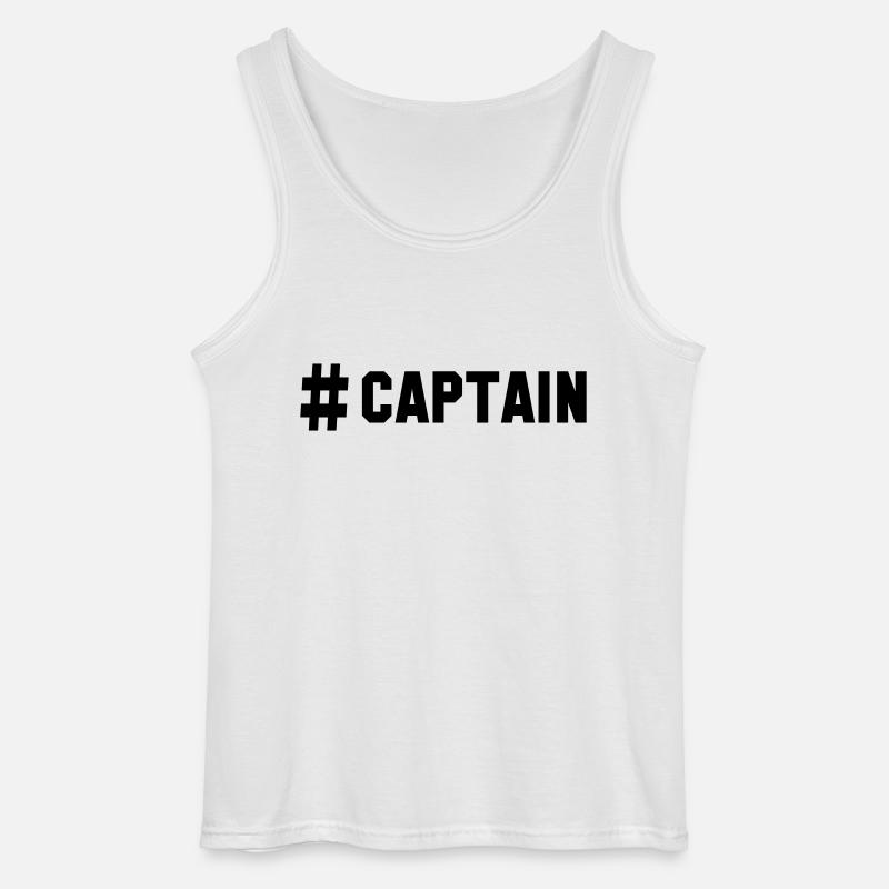 # captain - Gildan Männer Tank Top - Weiß