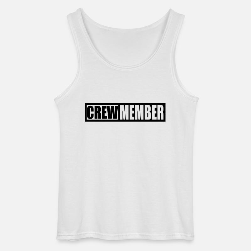 crew - Gildan Männer Tank Top - Weiß