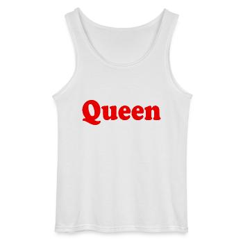 Queen - Débardeur Gildan Homme - blanc - Devant - AI Model Male 185 dark (185cm)