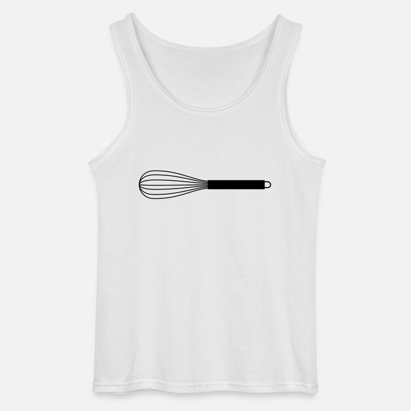 Schneebesen - Gildan Männer Tank Top - Weiß