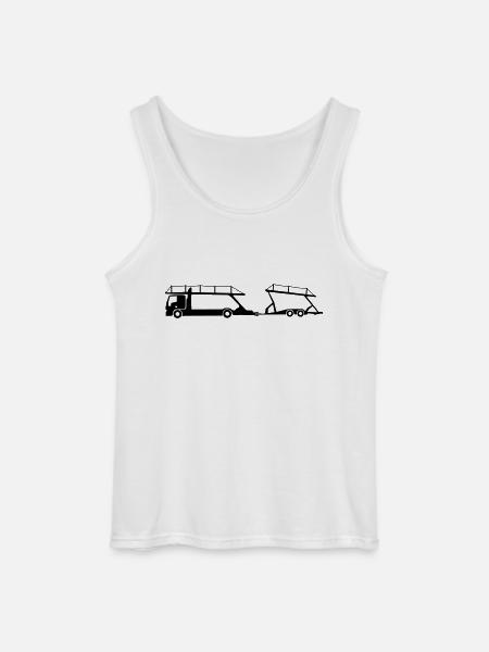 Beförderung Autotransporter_b1 - Gildan Männer Tank Top - Weiß