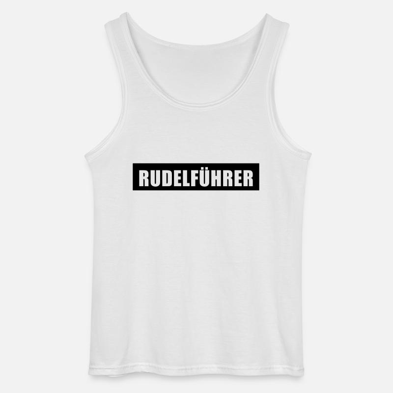 Rudelführer - Gildan Männer Tank Top - Weiß