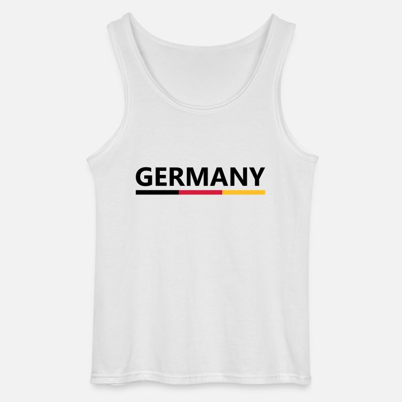 Germany - Gildan Männer Tank Top - Weiß