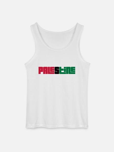 Palestine - Gildan Männer Tank Top - Weiß