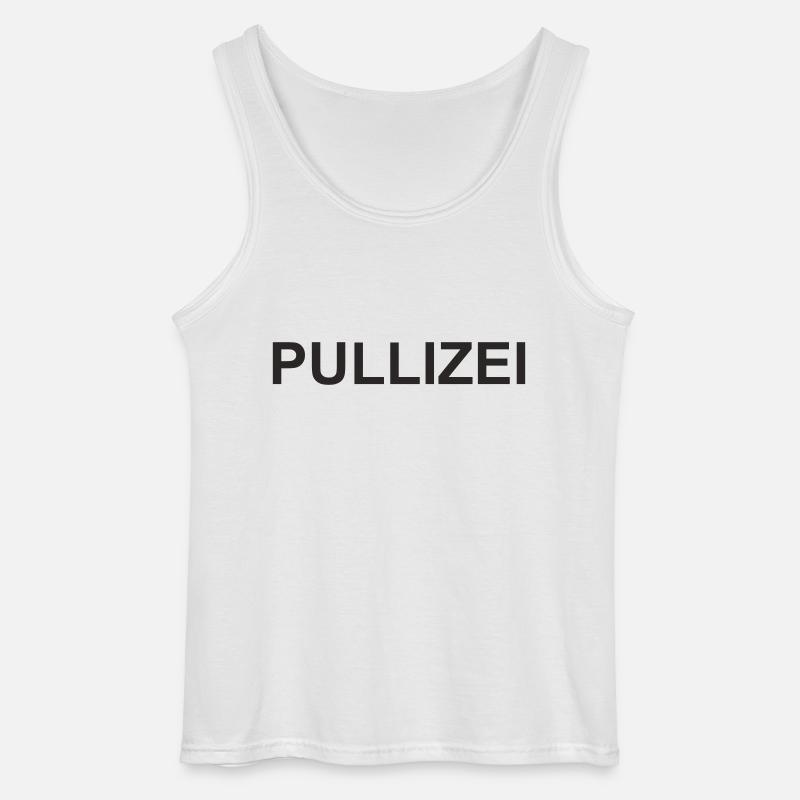 pullizei - Gildan Men’s Tank Top - white
