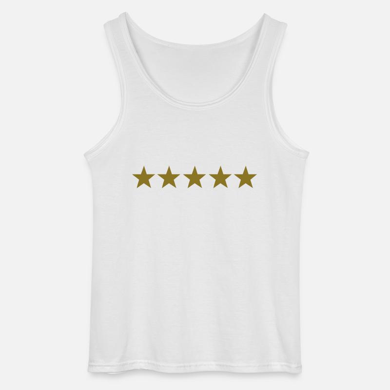 stars - Gildan Männer Tank Top - Weiß