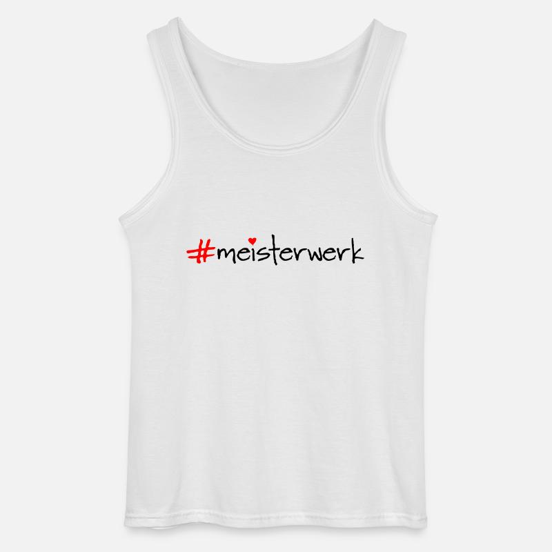 Masterpiece - Gildan Men’s Tank Top - white