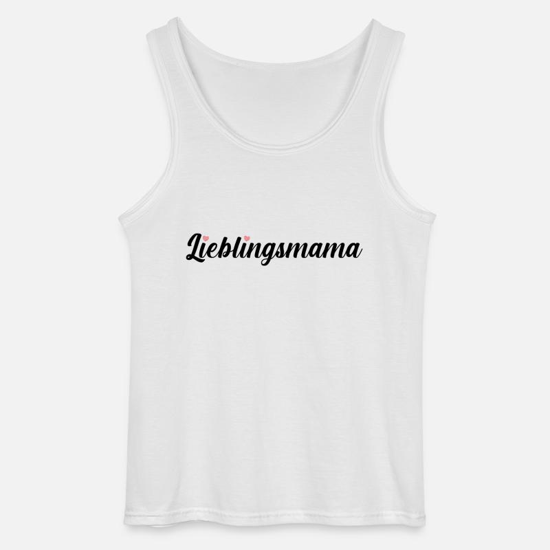 Mutter Beste Mama - Gildan Männer Tank Top - Weiß