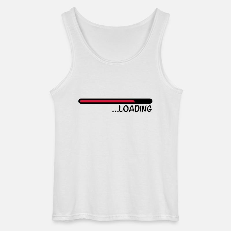 loading_cc2 - Gildan Männer Tank Top - Weiß