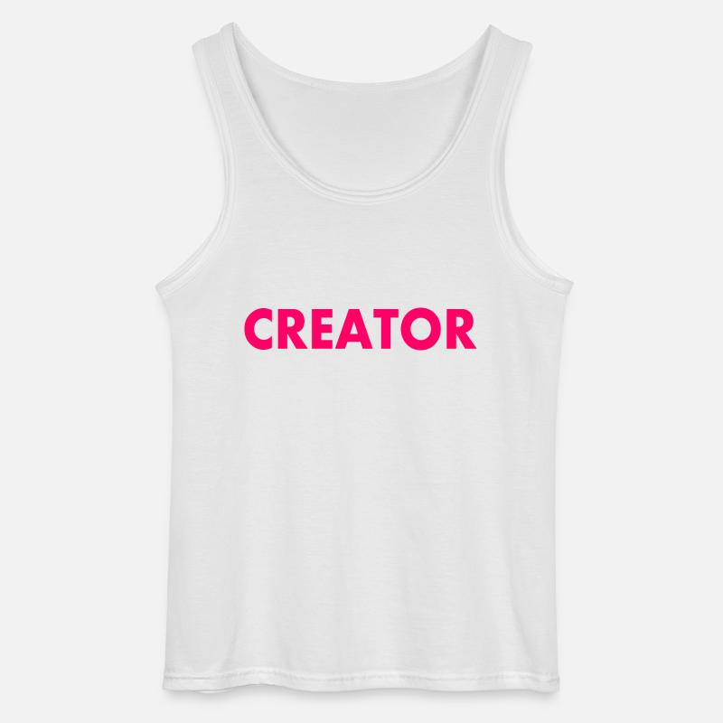 Creator - Gildan Männer Tank Top - Weiß