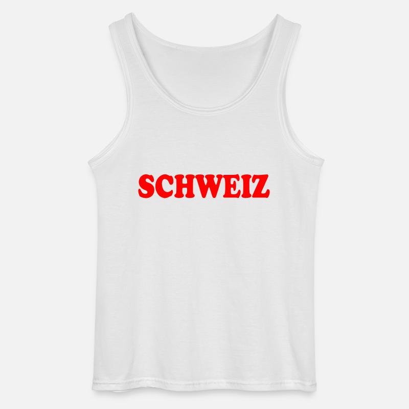 Schweiz - Gildan Männer Tank Top - Weiß