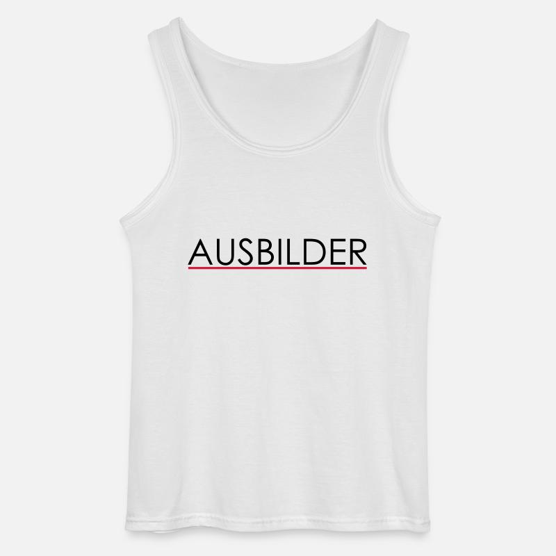 ausbilder - Gildan Männer Tank Top - Weiß