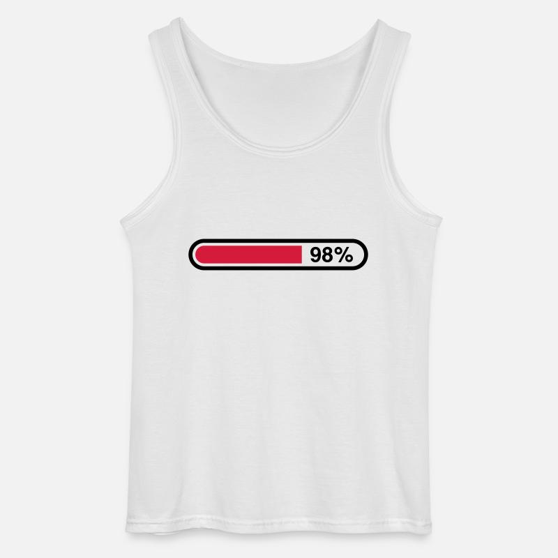 loading_bar__1f2 - Gildan Men’s Tank Top - white