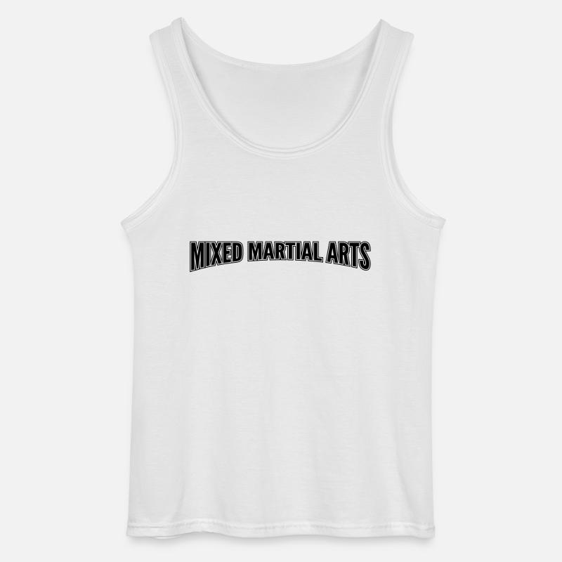 mixed martial arts - Gildan Männer Tank Top - Weiß