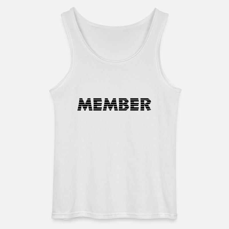 member - Gildan Männer Tank Top - Weiß