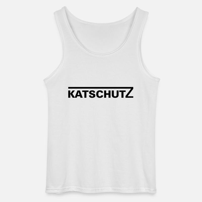 Katschutz - Gildan Männer Tank Top - Weiß