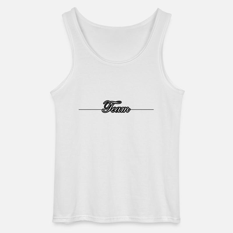 Team Line - Gildan Men’s Tank Top - white