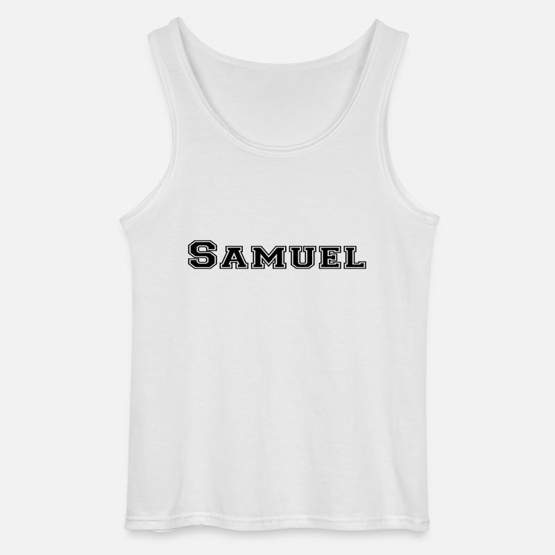 samuel - Gildan Männer Tank Top - Weiß