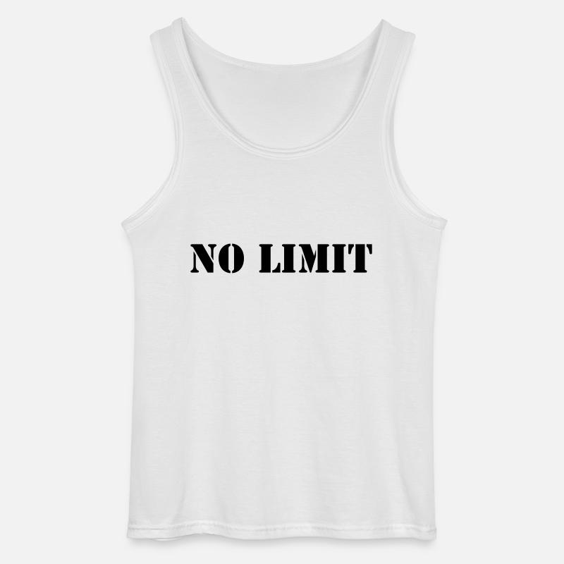 no_limit_01 - Gildan Männer Tank Top - Weiß